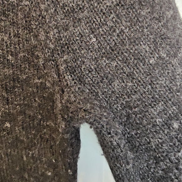 Marisa Christina Charcoal Turtleneck Sweater - 100% Merino Wool - Picture 5 of 7